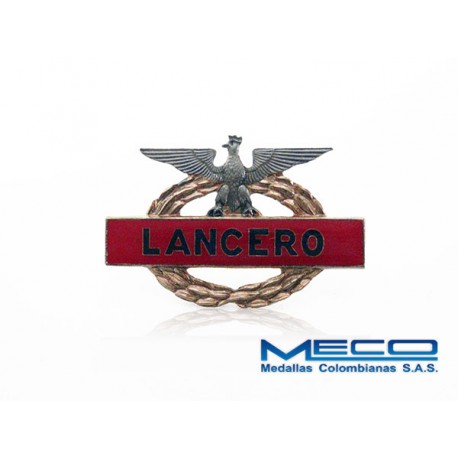 Distintivo Lancero Instructor Ejercito Nacional