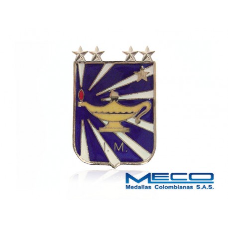 Distintivo IM Inteligencia Militar 4 Estrella Ejercito Nacional
