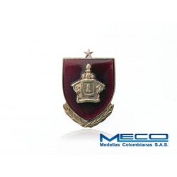 Distintivo Ingeniero Oficial 1 Estrella Ejercito Nacional