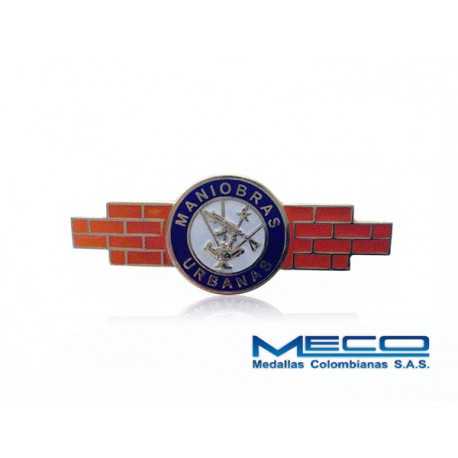 Distintivo Maniobras Urbanas Ejercito Nacional