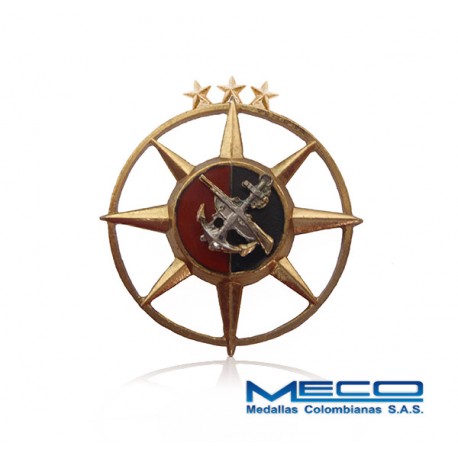 Distintivo Comando Infanteria de Marina 2 Estrellas