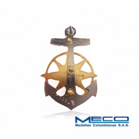 Distintivo Comando Rosa de lso Vientos Armada Nacional