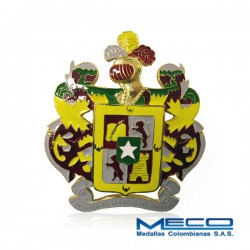 Escudo de Gorra Escuela General Santander Policia Nacional