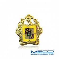 Escudo de Solapa Escuela General Santander Policia Nacional