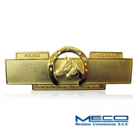 Distintivo Grupo Remonta y Veterinaria Policia Nacional