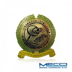 Distintivo Especializacion en Investigacion Criminal Policia Nacional
