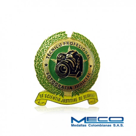 Distintivo Tecnico Profesional en FotografIa Judicial Policia Nacional
