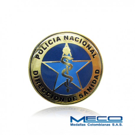 Distintivo Direccion de Sanidad Policia Nacional