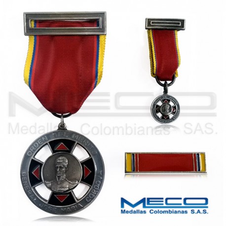 Medalla Orden Jose Maria Cordova Caballero