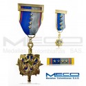 Medalla Militar Servicios Meritorios Inteligencia Militar Guardian de la Patria 5 Vez