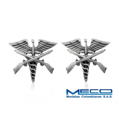 Insignia Enfermero de Combate Ejercito Nacional