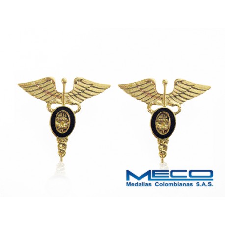 Insignias Sanidad Odontologo Ejercito Nacional